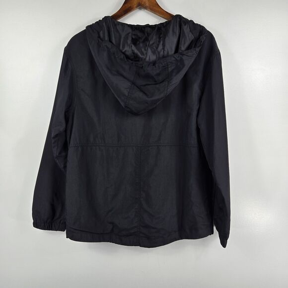 Otterline Women's Size Medium Black Full Zip Jacket Hooded - Picture 8 of 9